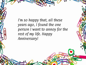Funny anniversary quotes