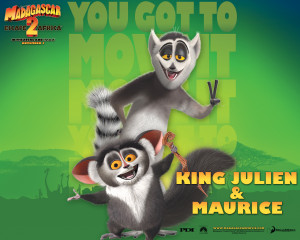 Madagascar King Julien & Maurice