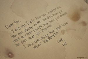 Miss Everything That Used To Be