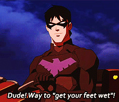 Young Justice Nightwing Quote