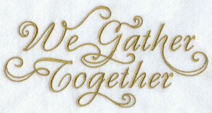 Share a message of thanksgiving with this elegant script text! This