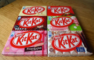 Photo de Kit Kat goût wasabi et sauce soja au Japon, le succès ...