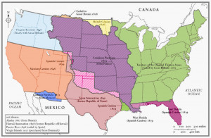 Blank Map Usa Westward Expansion