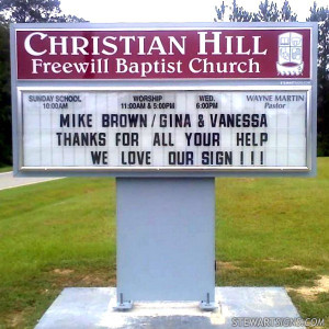 Church Sign Messages...