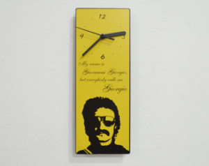 ... Giorgio, but ev erybody calls me Giorgio - Moroder Quote - Wall Clock