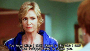 ... glee, happiness, jane lynch, life, love, people, quotes, sue sylvester
