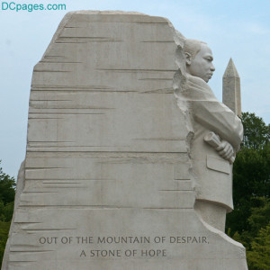 ... DC Photo Gallery Martin Luther King Jr.... Quote on side of Martin