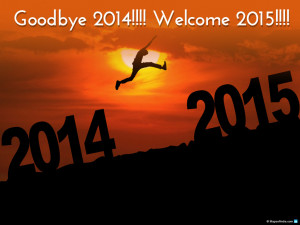 Good bye 2014, Welcome 2015 Quote HD wallpaper picture