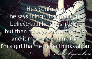 Confused Love Quotes and Sayings: Cute Confused Love Quotes