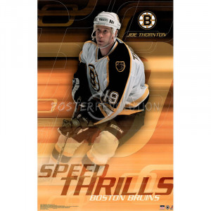 Boston Bruins Joe Thornton Sports Poster