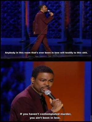 Chris Rock Stand Up On Being In Love and Contemplating Murder
