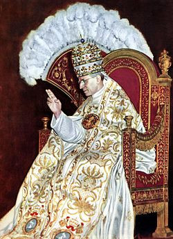 Pope Pius XII (1876-1958).
