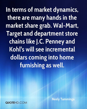 hands in the market share grab. Wal-Mart, Target and department store ...