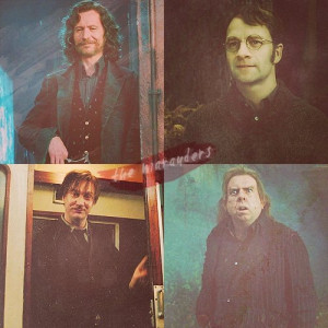 messrs. moony, wormtail, padfoot and prongs