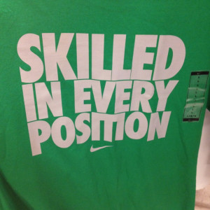 love Nike shirt sayings...