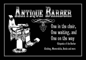 Etiquette of the Barber...