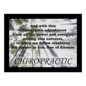 Chiropractic Adjustments Quotes Sayings Posters