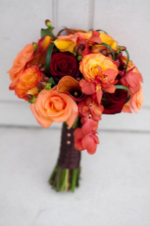 Fall Wedding Flower Bouquets