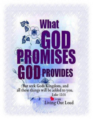 God promises