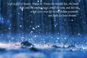 ... Quotes and Sayings (Snow, Rain, Sunshine, Quotations on / about rain
