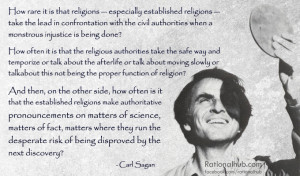 Carl Sagan on Organized religion II by rationalhub