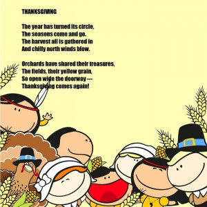 Top Short Thanksgiving Poems For Friends 2014