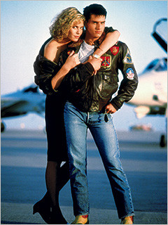 ... McGillis, ... | MACHO STUDENT Kelly McGillis and Tom Cruise in Top Gun