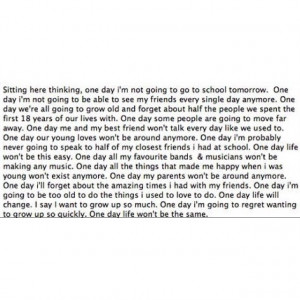 don't want to grow up