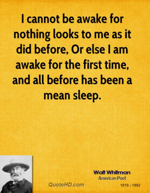 Walt Whitman Time Quotes