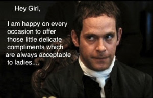 ... as he said that i thought about mr collins from pride and prejudice