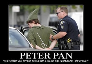 Funny Peter Pan Poster
