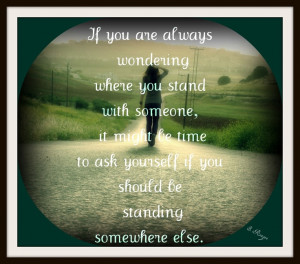 Knowing where you stand