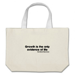 Growth and Life quote Bag