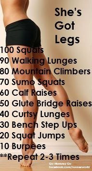 great way to tone up and strengthen your leg