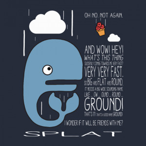 Quotes Hitchhikers Guide To The Galaxy Whale ~ SPLAT! T-Shirt - The ...
