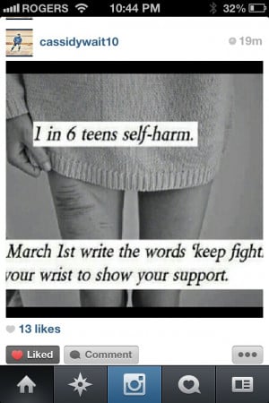 Keep Fighting Write in your wrist, to support