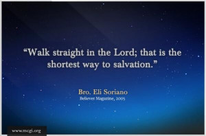 Shortest way to salvation