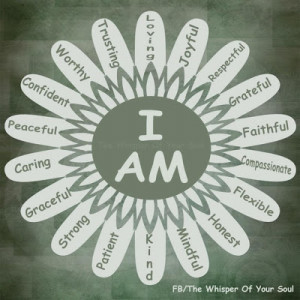 am worthy, grateful, mindful and strong.