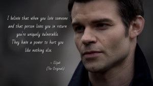 Most popular tags for this image include: The Originals, love, elijah ...