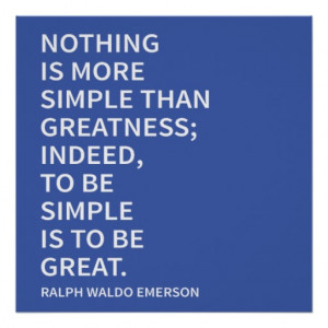 Inspirational Ralph Waldo Emerson Quote Print