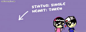 STATUS: SINGLE - HEART: TAKEN - FB COVER PHOTO