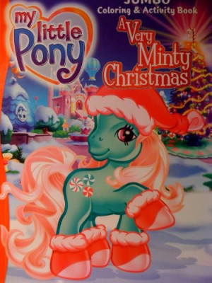 Very Minty Christmas My Little Pony Jumbo Coloring & Activity Book
