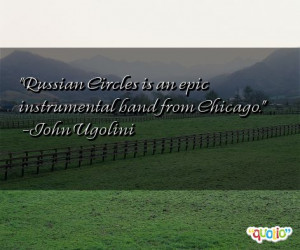 Russian Circles is an epic instrumental band from Chicago .