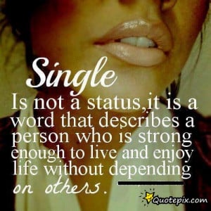 inspirational quotes about being single