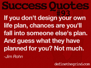 Plan for Success Quote