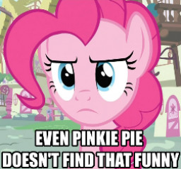mlp] Even Pinkie Pie Doesn't Find That Funny Game Spray