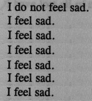 feel sad