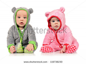 stock-photo-six-month-old-twin-brother-and-sister-on-white-background ...