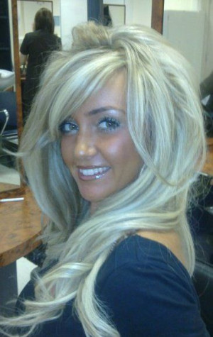 Love this hair ..bleach blonde with ash lowlights | Makeup and Hair