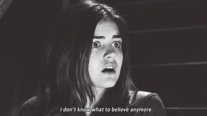 quotes aria montgomery 1000 Lucy Hale Pretty Little Liars 3x16 mygif.